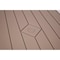 National Public Seating Rectangle Folding Picnic Table, Brown, Plastic, 8 Seats, 72 in L, 29 1/2 in H Overall Plank BMPT3072-BR03 - alternate 1